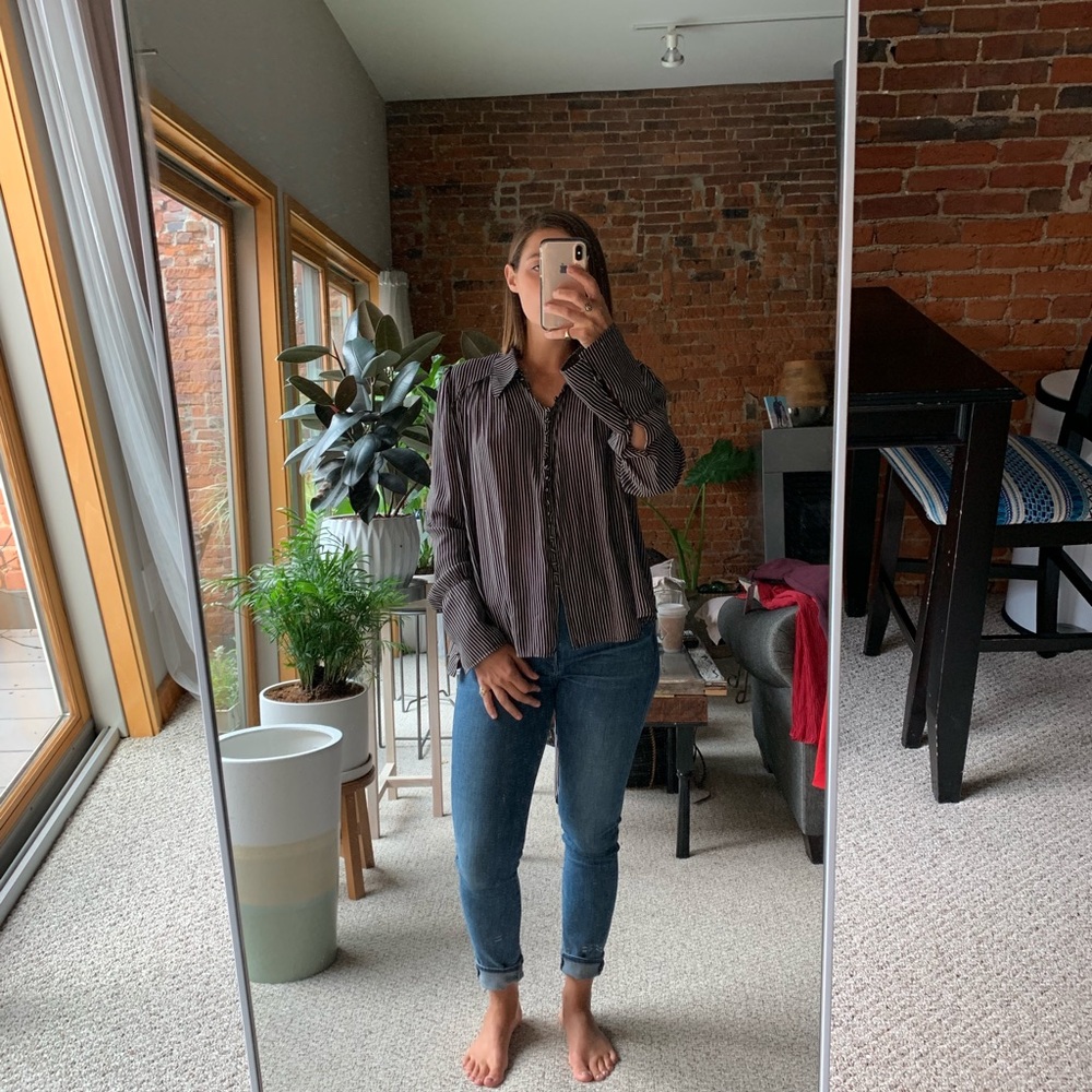 Free people blouse sz medium